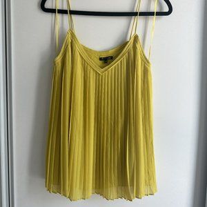 Massimo Dutti Pleated Tank Top